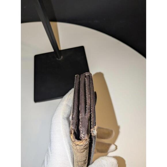 GUCCI Guccioli Brando Chihuahua GG Logo Supreme Canvas Leather Bifold Wallet - Picture 6 of 7